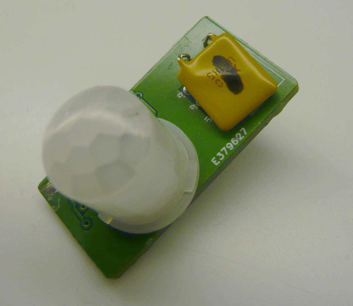 Small passive infrared motion detector printed circuit board