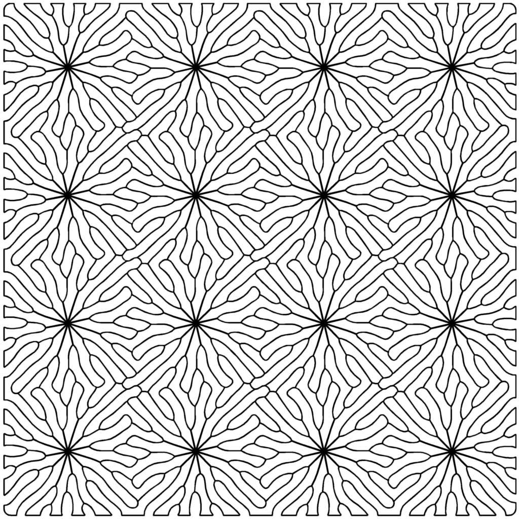 Front side metallisation pattern of a metallisation-wrap-through (MWT) solar cell