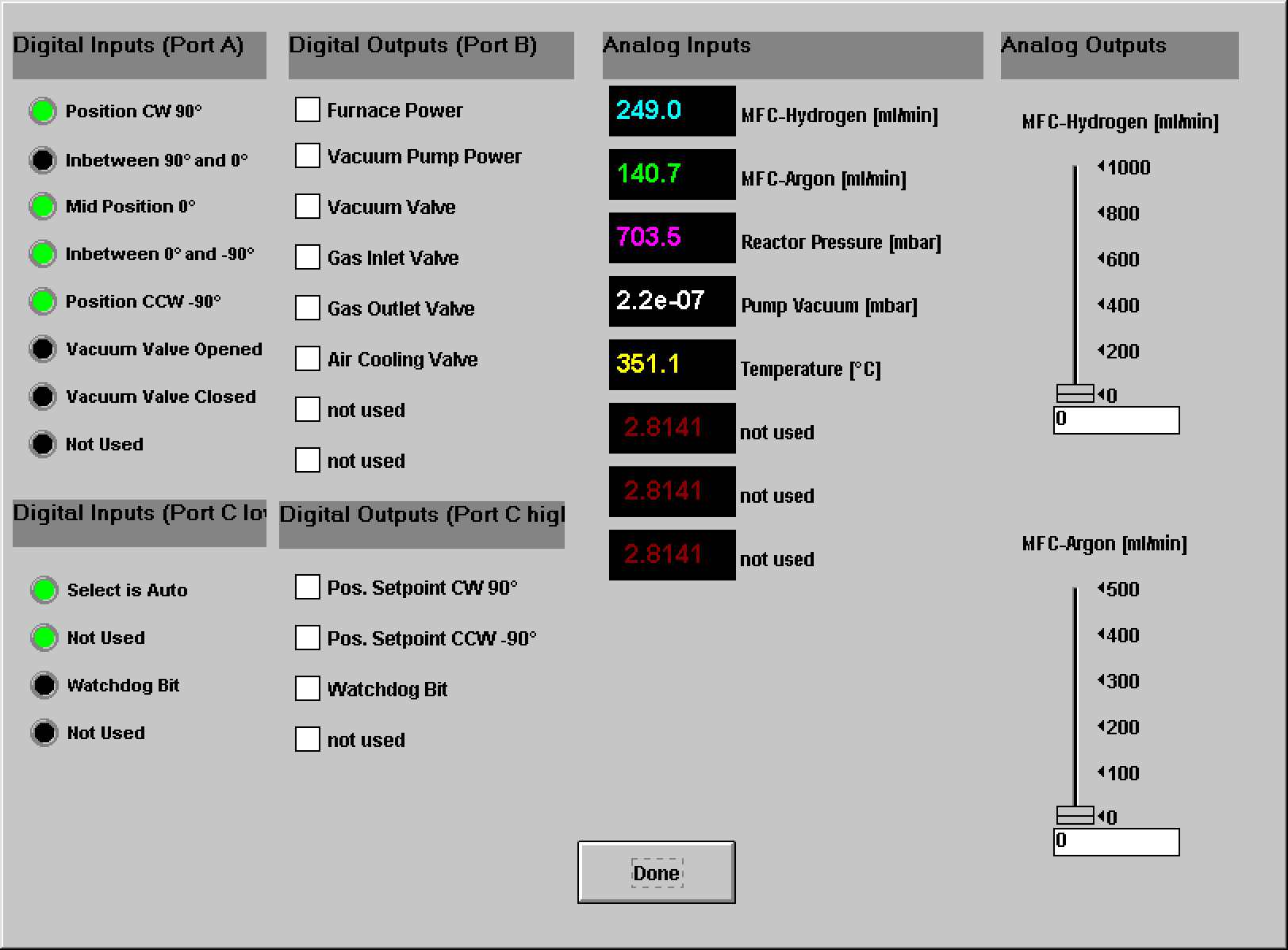 Software test panel