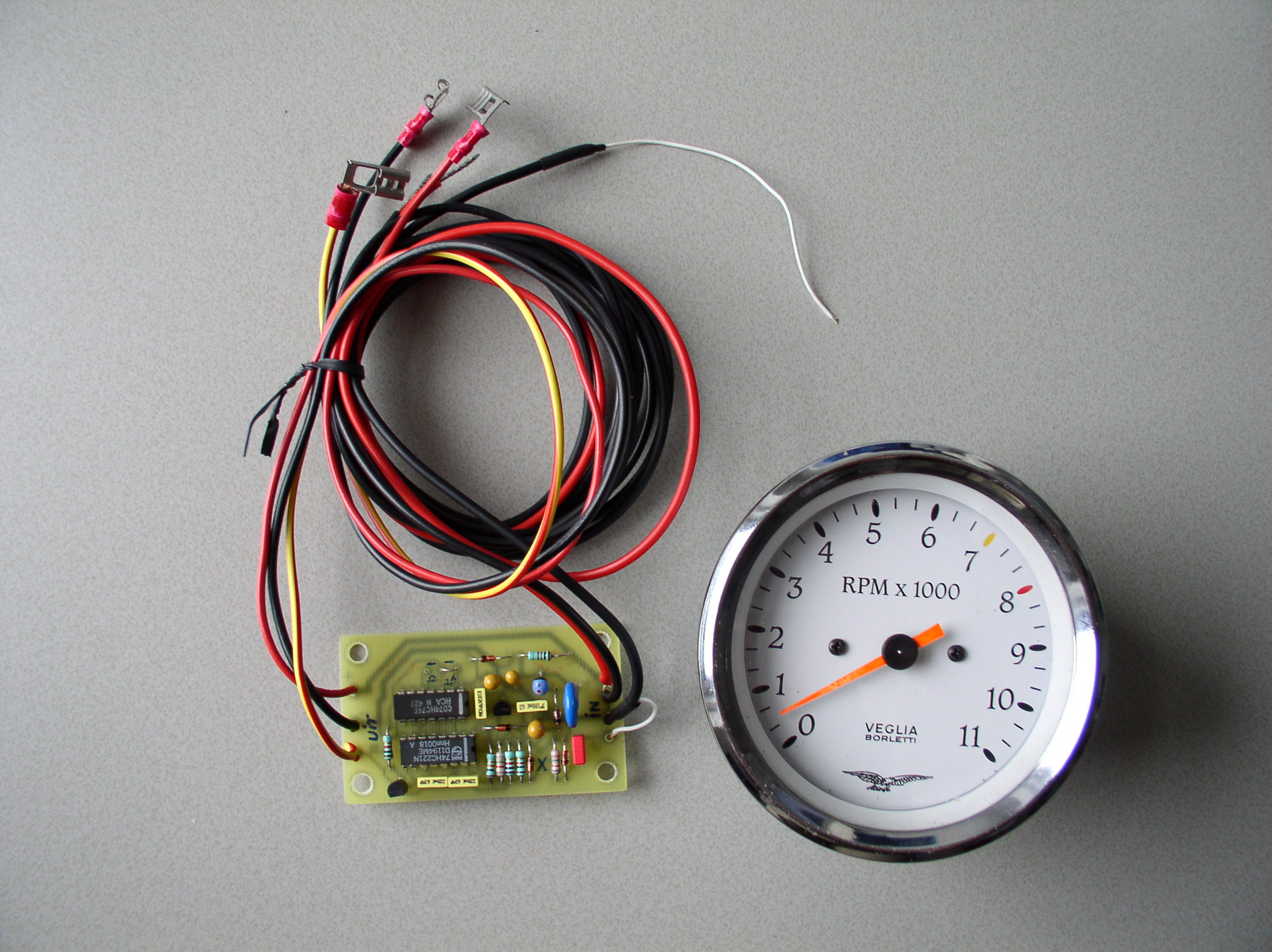 Revcounter with driver board