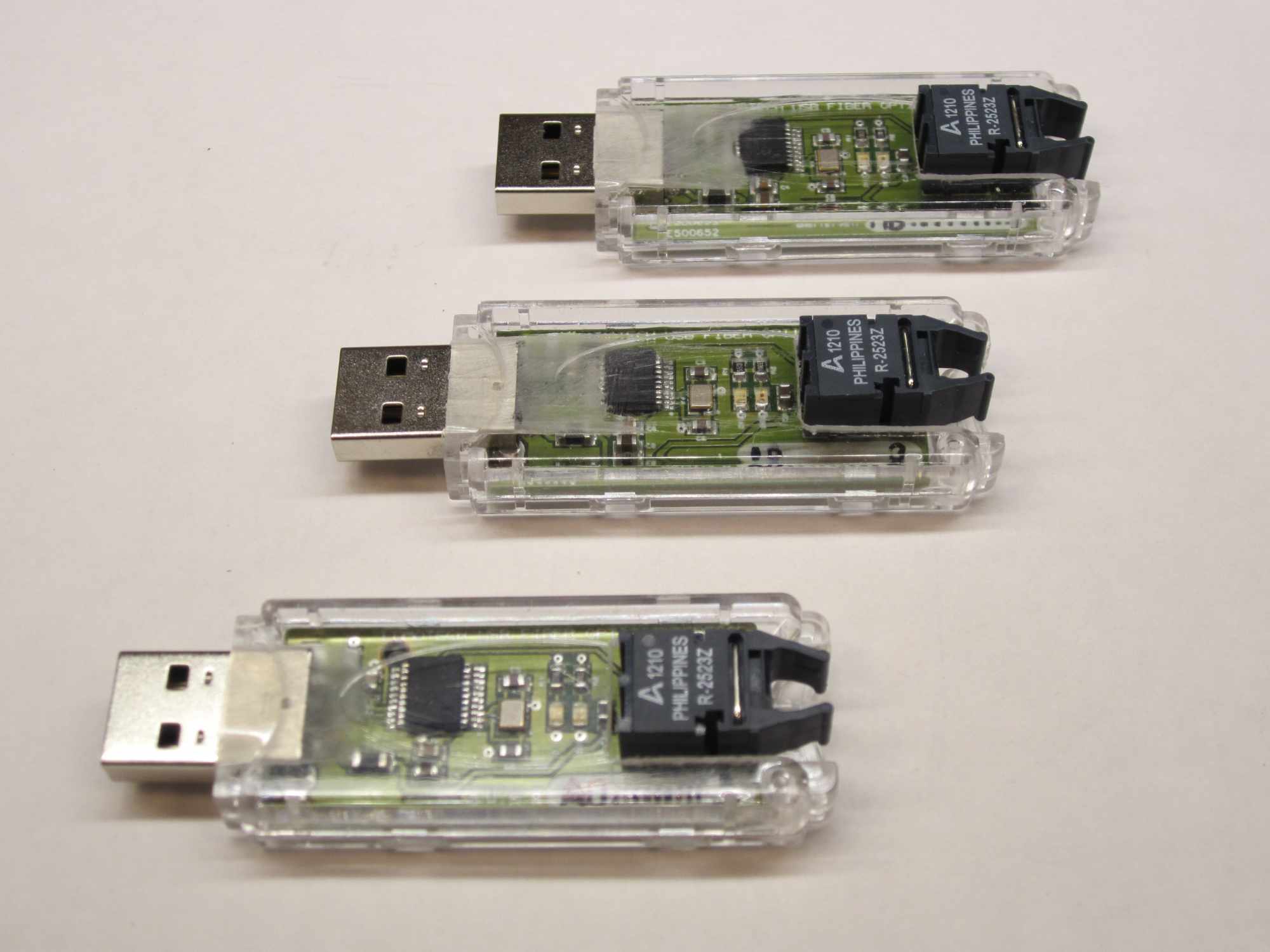 USB fiber-optic interface